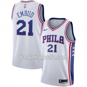 Canotte Uomo Philadelphia 76ers Joel Embiid 21 2019-20 Nike Association Edition Swingman